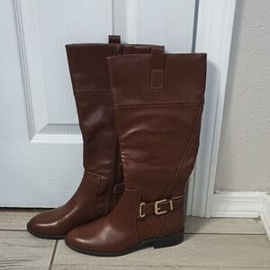 St. John's Bay Brown Heeled Boots